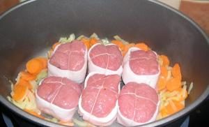 Paupiettes de veau bourbonnaise