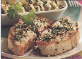 Tournedos de saumon aux herbes