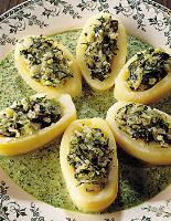 Pommes de terre farcies aux herbes Pommes de terre farcies aux herbes