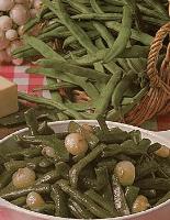 Haricots verts mange-tout à l’étouffée